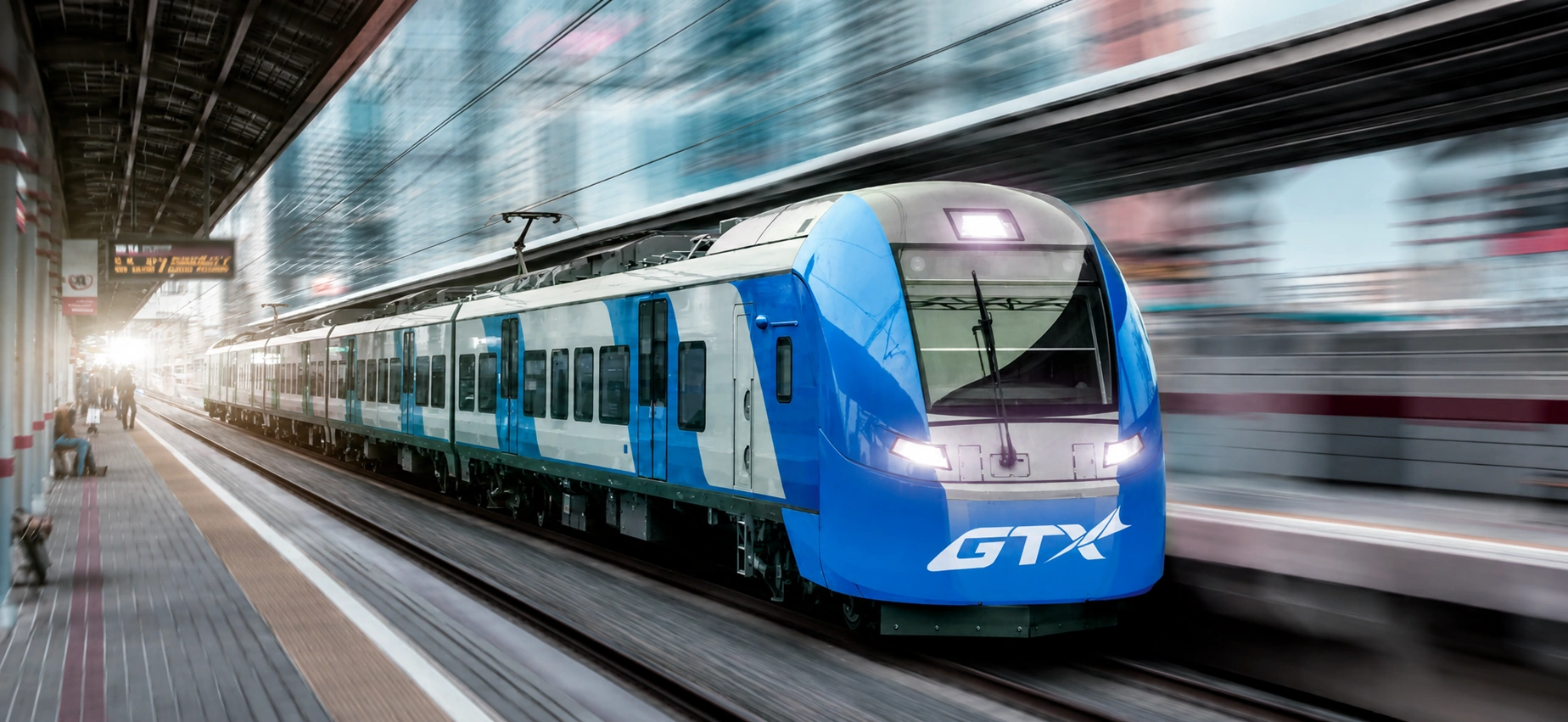 소사역 더블 역세권과 GTX-B 예정 교통 프리미엄을 표현한 이미지